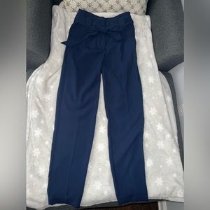 Express tie paper bag pants